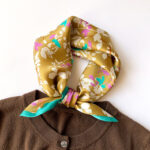 Silk Scarf Women Fashion Small Silk Scarf - Image 5