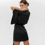 Pajamas Loose Silk Short Nightgown Casual Silk Texture - Image 2