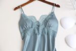 Five-Piece Pajamas Ladies Sexy Lace Nightgown With Chest Pad Set - Image 4