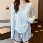 Summer Thin Ice Silk Air Conditioning Blouse Top Clothes - Image 8