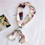 Women's Silk Scarf Long Spring And Autumn Double-sided Dual-use - Image 3