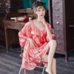 Two-piece Silk Pajamas Ice Silk Pajamas - Image 3