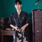 Two-piece Silk Pajamas Ice Silk Pajamas - Image 8