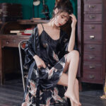 Two-piece Silk Pajamas Ice Silk Pajamas - Image 6