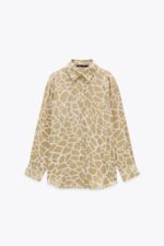 Spring New Style Western Style Fashion Silk Satin Texture Casual Blouse With Trendy Top - Image 8