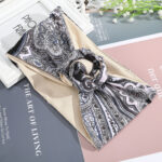 Hairband Silk Scarf New Hair Accessories Print - Image 10