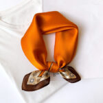Silk Scarf Women Fashion Small Silk Scarf - Image 8