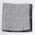 Artificial Silk Leopard Print Silk Scarf - Image 5