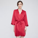 Silk Slip Nightdress Nightgown - Image 9