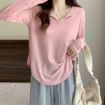 Summer Thin Ice Silk Air Conditioning Blouse Top Clothes - Image 3