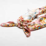 Imitation Silk Palace Print Silk Scarf Women 90cm - Image 5