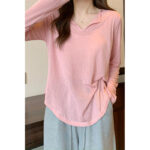 Summer Thin Ice Silk Air Conditioning Blouse Top Clothes - Image 2