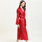 Ladies Silk Pajamas Hanging Skirt Nightgown Two-piece Set - Image 3