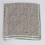 Artificial Silk Leopard Print Silk Scarf - Image 3