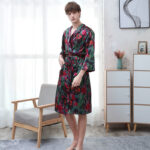 Ice Silk Couple Pajamas Sexy Pajamas Women Short-sleeved Thin Suit - Image 5