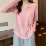 Summer Thin Ice Silk Air Conditioning Blouse Top Clothes