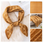 70cm Emulation Silk Scarf Fashion Scarf - Image 7