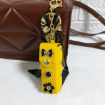 Lipstick Pack Silk Scarf Keychain Storage Coin Purse - Image 6