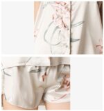 Silk Pajamas Suspender Color Pajamas Shorts Two-piece Set - Image 5