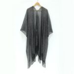 Gold And Silver Silk Split Vacation Beach Blouse Bikini - Image 8