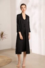 Ladies Silk Pajamas Hanging Skirt Nightgown Two-piece Set - Image 6