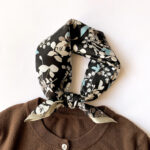 Silk Scarf Women Fashion Small Silk Scarf - Image 2