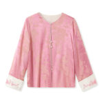 Chinese Style Retro Beaded Embroidery Design Blouse Mulberry Silk Graceful And Fashionable Coat - Image 6