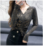Blouse With Sparkly Silk Blouse - Image 2