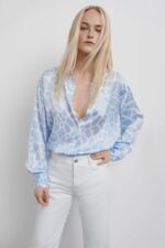 Spring New Style Western Style Fashion Silk Satin Texture Casual Blouse With Trendy Top - Image 7