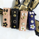 Lipstick Pack Silk Scarf Keychain Storage Coin Purse - Image 2