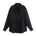 7-color Silk Satin Blouse Top - Image 8
